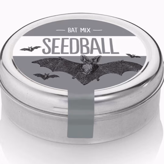 Bat Mix Seedball Tin