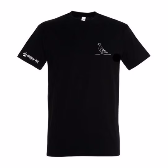 Pigeon Wild Line-Art Unisex T-Shirt - Image 4