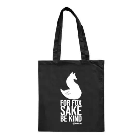 Ricky Gervais designed 'For Fox Sake Tote Bag - Image 2