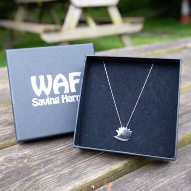 Silver Hedgehog Necklace