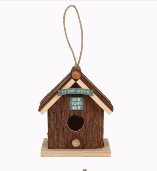 Wood Bark Bird House - Image 2
