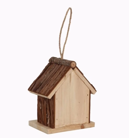 Wood Bark Bird House - Image 3