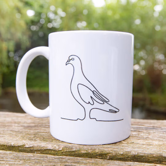 Wild Line-Art Ceramic Mug - Image 6