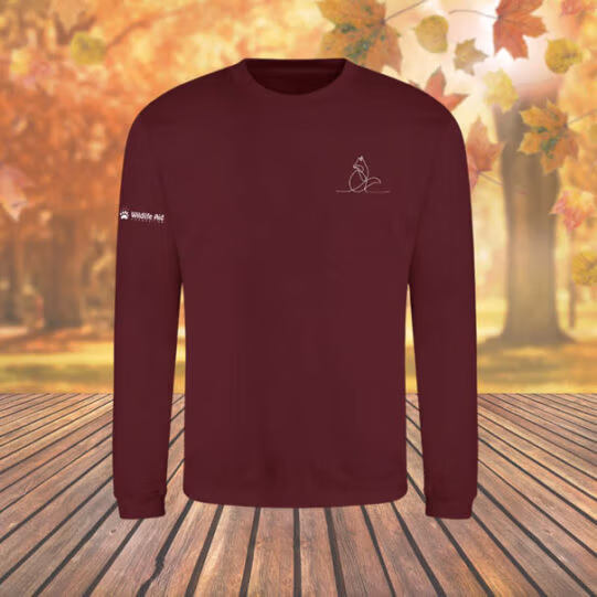 Fox Wild Line-Art Unisex Sweatshirt - Image 6