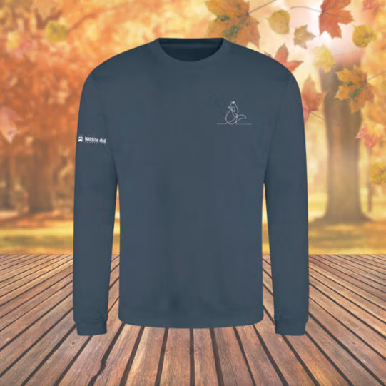 Fox Wild Line-Art Unisex Sweatshirt - Image 8