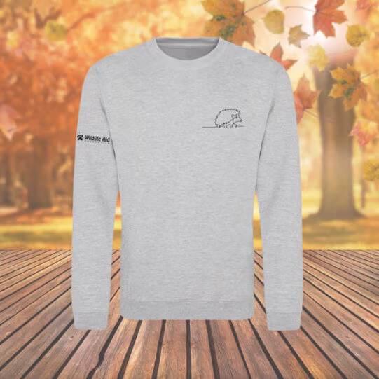 Hedgehog Wild Line-Art Unisex Sweatshirt - Image 8