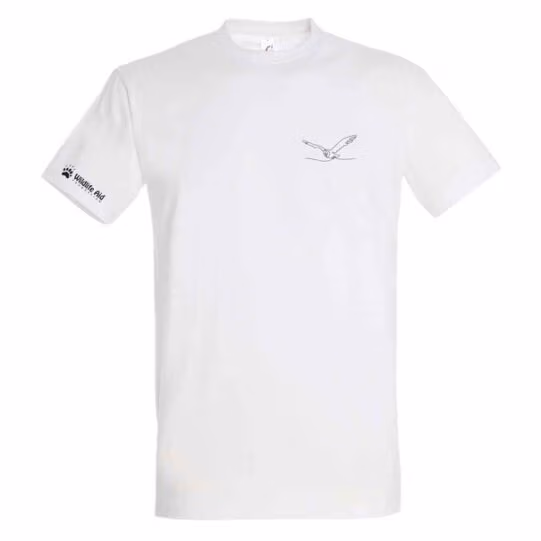 Owl Wild Line-Art Unisex T-Shirt - Image 3