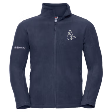 Fox Wild Line-Art Unisex Fleece