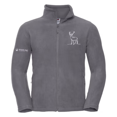 Deer Wild Line-Art Unisex Fleece